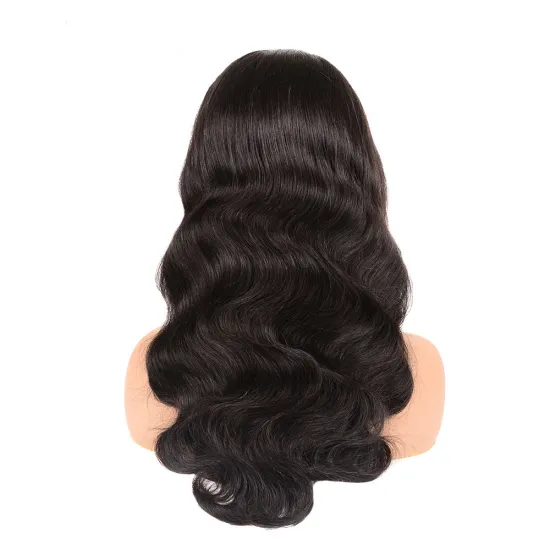 Virgin Human Hair Raw Indian Lace Closure Wig Body Wave 4*4 Wholesale Indian Virgin Remy Swiss Lace Human Hair Closure Wigs