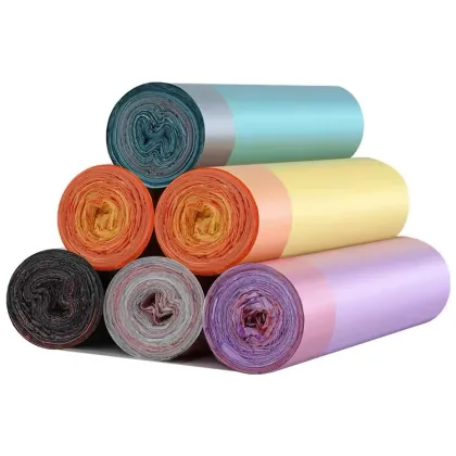 Recycled High Strength PE Plastic Garbage Bags: Tall Kitchen Drawstring Basics