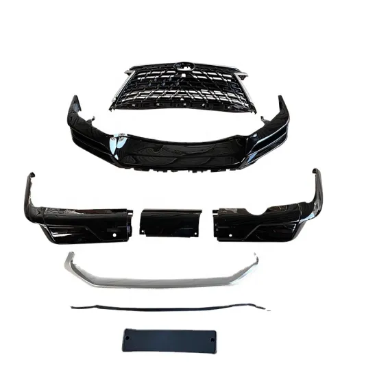 Maictop Auto Parts Front Rear Bumper with Grille for LX570 2021