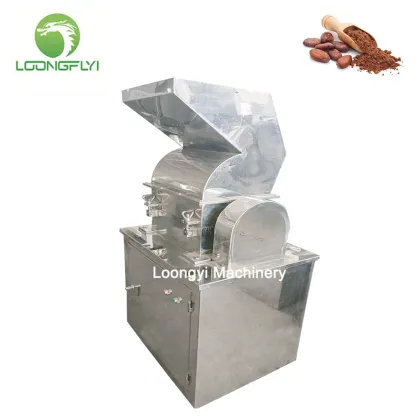Cocoa cake dry fruit spices coarse crusher machine