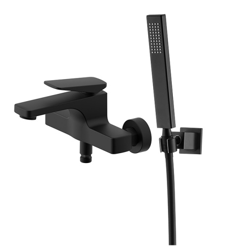 single knob bathtub faucet Black Single Knob Bathtub Faucet Wall Mount Supplier