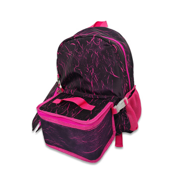 Dětská polyesterová kepr potištěná třídílná dětská školní taška pro stupně 3-6 lehká a pohodlná látka