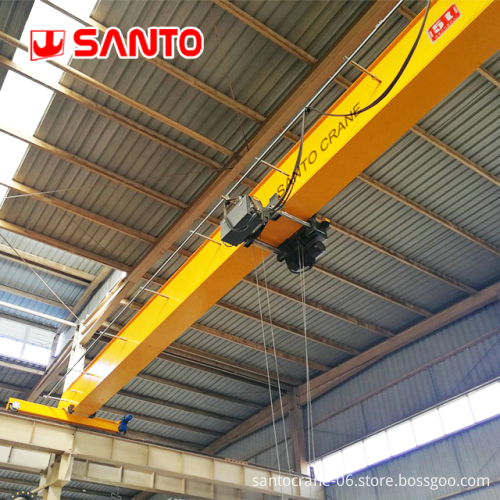 Manufacturer Price: 3 Ton to 32 Ton LD Workshop Single Girder Overhead Crane with Limit Switch and Electric Wire Rope Hoist