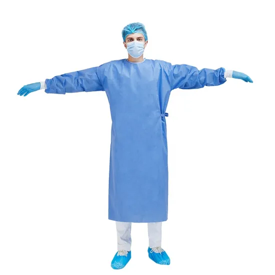 Top-Quality Disposable Gown Fabrics for Medical Surgical Non-Sterile Hospital Clothing