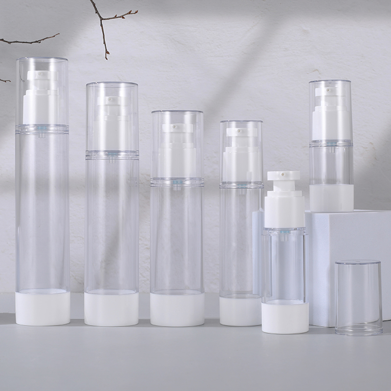 100ml Clear Airless Cosmetic Cream Pump Bottle