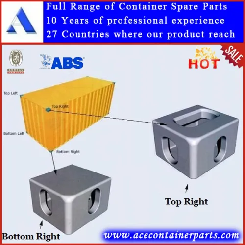 Iso Casting Container Corner Casting, High Quality Iso Casting