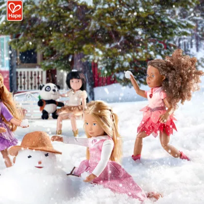 Hape Joy Kruselings Girls Toys Deluxe Set: Vinyl Baby Dolls and Dresses