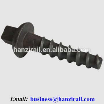 Oxide Black Track Screw Spike/High Grade Sleeper Spike/Rail Spike