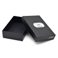 Custom Logo Underwear Packaging Black Paper Box Lid