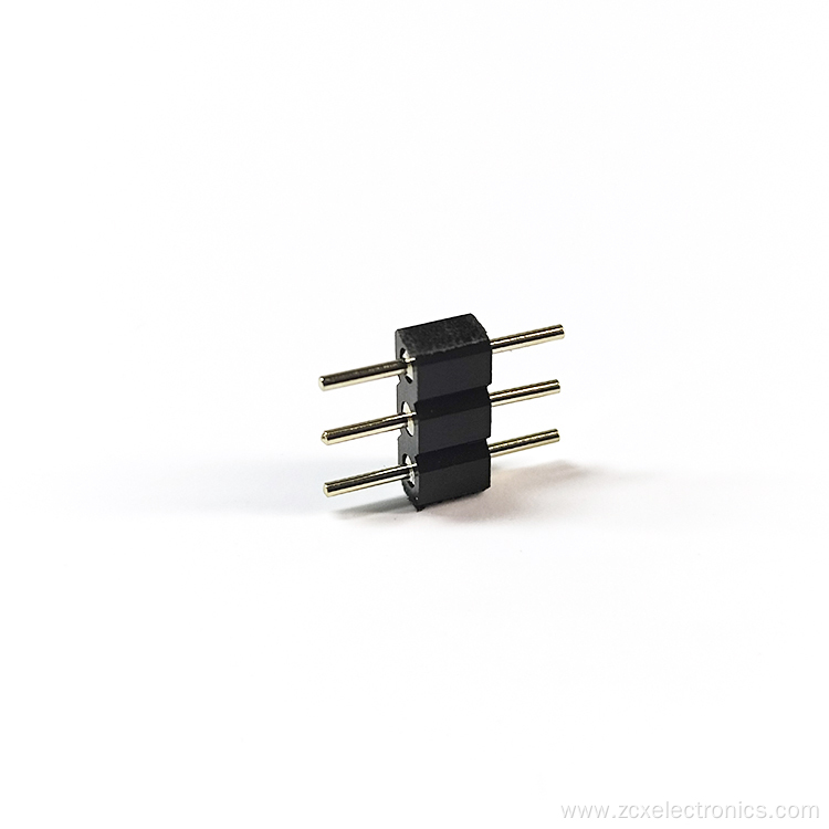 2.54mm 3P Black Male Pin Header Connectors