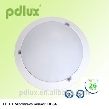 PDLUX IP54, 5.8GHz led motion sensor ceiling light