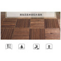 30x30cm Anticorrosive balcony garden villa Wood Floor carbonized solid wood room courtyard outdoor decoration floor shabby chic