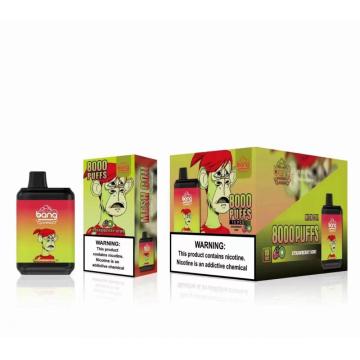 Bang 8000 Puffs kotak peranti pod pakai buang