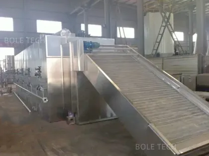 Vegetable mesh belt dryer Food conveyor belt dryer