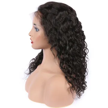 5x5 Closure water wave Human Hair Wigs 150% 180%Density hair Wig HD Transparent Lace Frontal Wig water