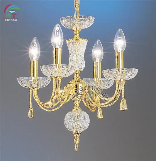 4 lights gold plating morden votive candle chandelier dining room chandelier