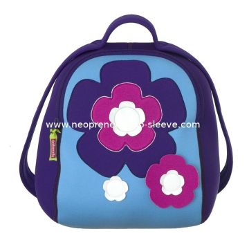 Flower Embroidered Personalized Kids Backpacks For School With Strap Adjustable