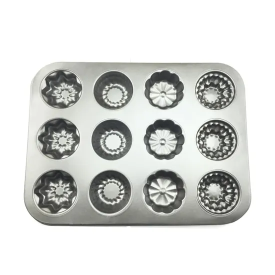 12 Cups Non-stick Muffin Cupcake Mold Baking Pan