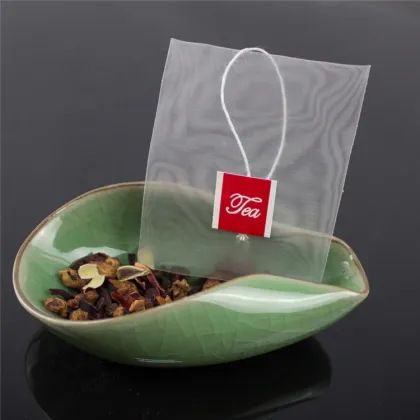 Transparent Nylon Pyramid Tea Bags for Herbal Teas - New Design