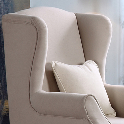 Wing Armchair With Footstool