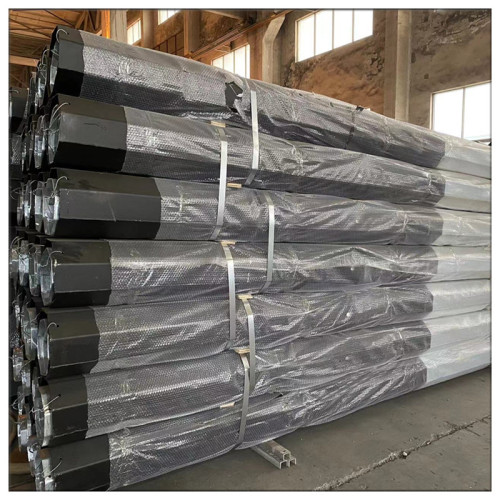 Transmission Pole 7.5M hot dip galvanized transmission steel pole Supplier