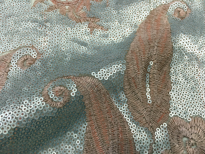 Sequin Guipure Embroidery Fabric