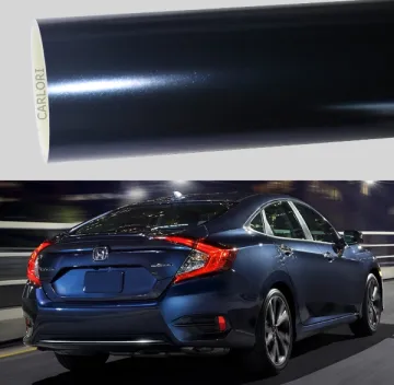 matte diamond dark blue car wrap vinyl