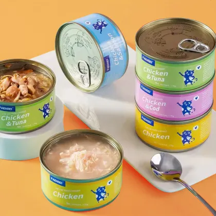 Canned Cat & Dog Food, 400g Wet Pet Food Snack for Cats and Dogs