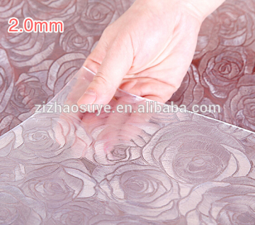 38phr transparent printing soft pvc sheet /colored soft pvc film