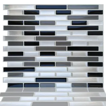 Peel and stick vinyl backsplash 3d kitchen tiles