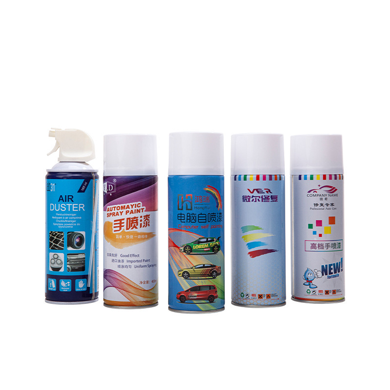 Tinplate tin metal aerosol can low MOQ cheap price