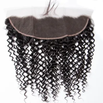 Nice Raw Virgin Hair Frontal Kinky Curly Wave Cheap Lace Frontal Human Hair 13x6 Transparent Lace Frontal