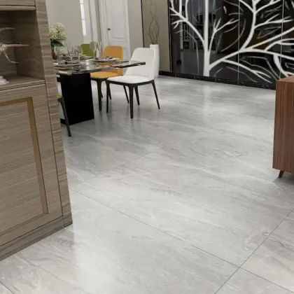 Marble effect wall and floor tiles