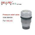 Sistema de riel común Válvula de presión de presión de combustible 3884350