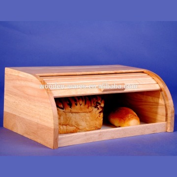 Household wood bread storage bin/bamboo bread storage bin/kitchen bread box