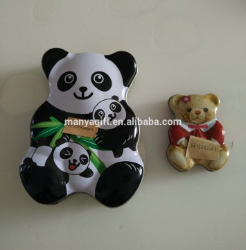 Big & Small Bear Shape Tin Staionery Gift Box