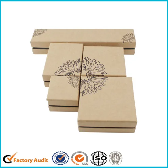 Customized Kraft Paper Cardboard Jewellery Packaging Box