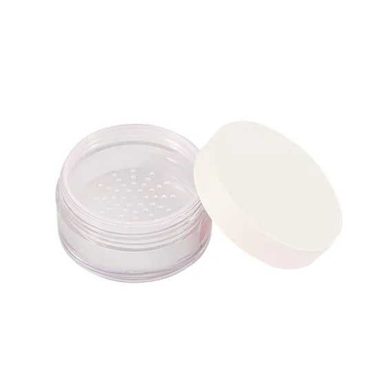 Empty Round Loose Powder Container