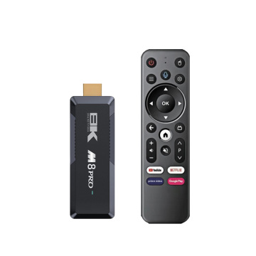 Wholesale M8 Pro 8K HD Smart Android TV Stick - Allwinner H313, 2GB/16GB, Dual WiFi, Voice Remote Control