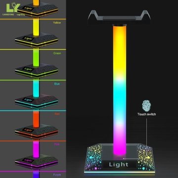 Lampe d'atmosphère Sunset 3D avec changement de couleur RVB et contrôle de la musique pour Mercedes