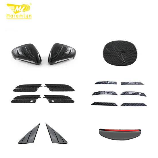 Maremlyn Rear View Mirror Cover & Charging Port Shield for BYD Seal Exterior Accessories