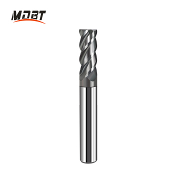 MDBT HRC65 4 Flute High Hardness Stainless Steel End Mills for Automotive Industry