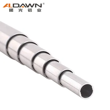 Wholesale Ultra Thin Hexagon Square Round Oval Tube 6063 6061 Twist Lock Aluminum Telescopic Pipe