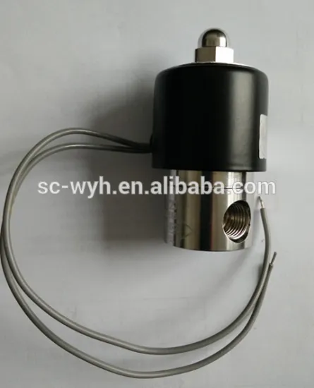 Round food solenoid valve