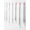 Pipettes de mesure de verre réutilisables en laboratoire 0,1 ml-0,5 ml