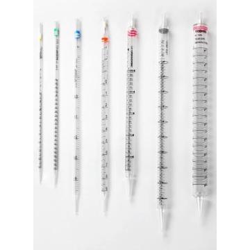 Pipettes de mesure de verre réutilisables en laboratoire 0,1 ml-0,5 ml