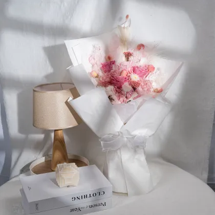 Festival Gift: Preserved Dried Flower Bouquet Handmade Flower Bouquet