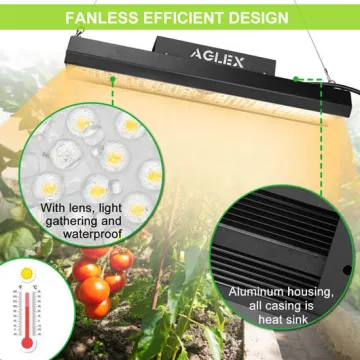 Black color 120w led grow board light