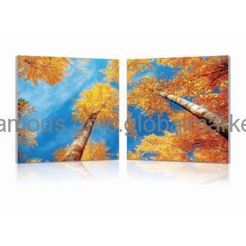 Landscape Watercolor Painting for Wall Decoration