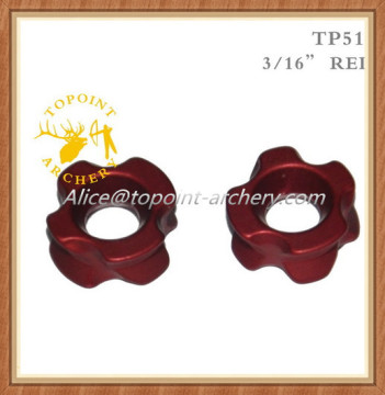 Topoint Archery TP511 3/16 inch red Archery Peep Sight for compound bow hunting